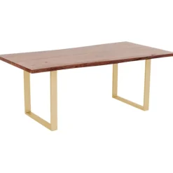 KARE Design Table Harmony foncé acier brut 200x100> Meubles