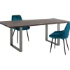 KARE Design Table Harmony foncé acier brut 180x90> Meubles