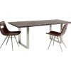 KARE Design Table Harmony foncé chromé 200x100cm> Meubles