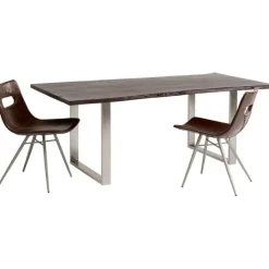 KARE Design Table Harmony foncé chromé 200x100cm> Meubles