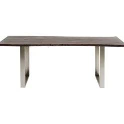 KARE Design Table Harmony foncé-chromé 160x80cm> Meubles