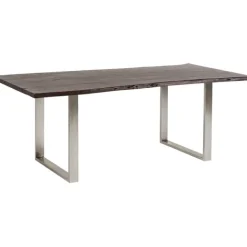 KARE Design Table Harmony foncé-chromé 160x80cm><noscript><img width=
