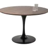 KARE Design Table Invitation Set noyer noir Ø120cm> Meubles