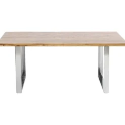 KARE Design Table Jackie chêne-chromé 160x80> Meubles
