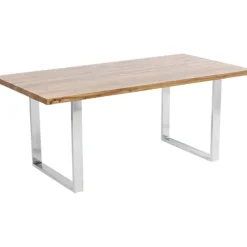 KARE Design Table Jackie chêne-chromé 160x80> Meubles