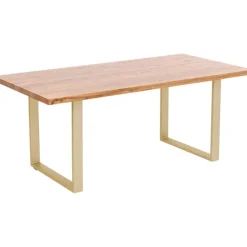 KARE Design Table Jackie chêne-laiton 160x80> Meubles