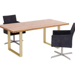 KARE Design Table Jackie chêne-laiton 160x80><noscript><img width=