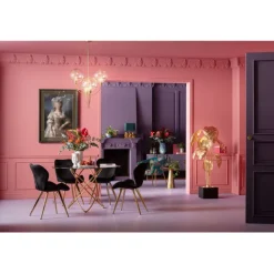 KARE Design Table Molekular dorée Ø120cm><noscript><img width=