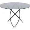 KARE Design Table Molekular noir Ø120cm> Meubles
