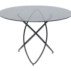 KARE Design Table Molekular noir Ø120cm> Meubles