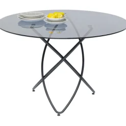 KARE Design Table Molekular noir Ø120cm><noscript><img width=