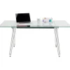 KARE Design Table Officia verre trempé 160x80> Meubles