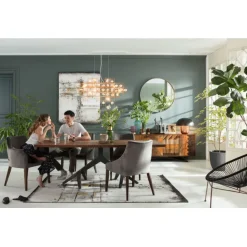 KARE Design Table Roots Dark 220x100cm> Meubles