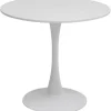 KARE Design Table Schickeria blanc Ø80> Meubles