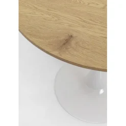 KARE Design Table Schickeria chêne blanc Ø80cm><noscript><img width=