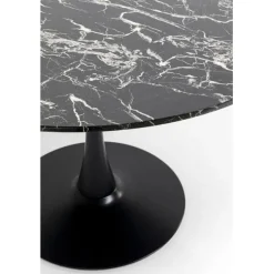 KARE Design Table Schickeria marbre noir Ø110cm><noscript><img width=