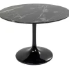KARE Design Table Solo Marble noir Ø110> Meubles