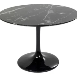 KARE Design Table Solo Marble noir Ø110> Meubles