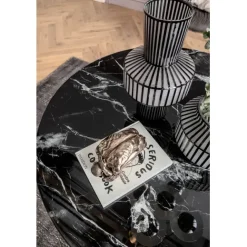 KARE Design Table Solo Marble noir Ø110><noscript><img width=