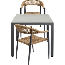 KARE Design Table Sorrento gris 80x80cm><noscript><img width=