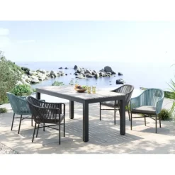 KARE Design Table Sorrento gris 180x90cm> Meubles