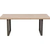 KARE Design Table Symphony acier brut 160x80> Meubles