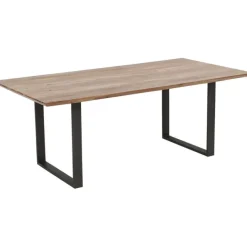 KARE Design Table Symphony acier brut 160x80> Meubles