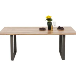 KARE Design Table Symphony acier brut 160x80><noscript><img width=