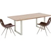 KARE Design Table Symphony argenté 200x100> Meubles