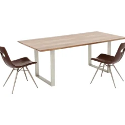 KARE Design Table Symphony argenté 200x100> Meubles