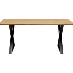 KARE Design Table Symphony Chêne Cross noir 200x100cm> Meubles