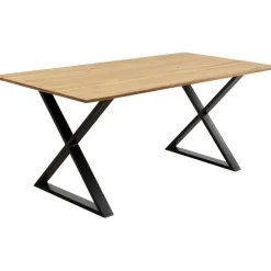 KARE Design Table Symphony Chêne Cross noir 200x100cm><noscript><img width=
