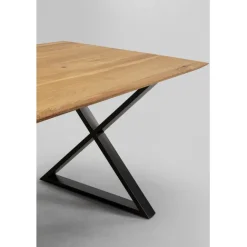 KARE Design Table Symphony Chêne Cross noir 200x100cm><noscript><img width=