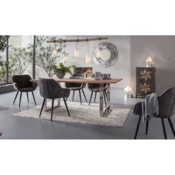 KARE Design Table Symphony chromé 200x100> Meubles