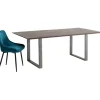KARE Design Table Symphony foncé acier brut 160x80> Meubles