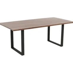 KARE Design Table Symphony foncé acier brut 160x80> Meubles