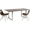 KARE Design Table Symphony foncé chromé 180x90> Meubles