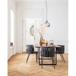 KARE Design Table Symphony noir 200x100> Meubles