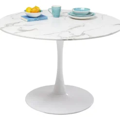 KARE Design Table Veneto marbre blanc Ø110cm><noscript><img width=