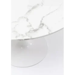 KARE Design Table Veneto marbre blanc Ø110cm><noscript><img width=