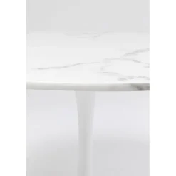 KARE Design Table Veneto marbre blanc Ø110cm><noscript><img width=