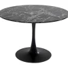 KARE Design Table Veneto marbre noir Ø110cm> Meubles