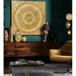 KARE Design Tableau décoratif Art Circle doré 120x120> Accessoires