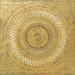 KARE Design Tableau décoratif Art Geometric Circle doré 120x12> Accessoires