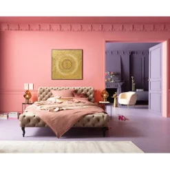 KARE Design Tableau décoratif Art Geometric Circle doré 120x12> Accessoires