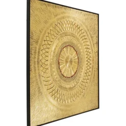 KARE Design Tableau décoratif Art Geometric Circle doré 120x12><noscript><img width=