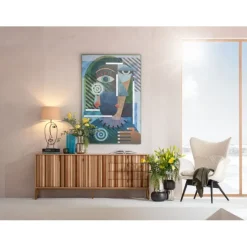 KARE Design Tableau décoratif Geometric Woman 100x150cm> Accessoires