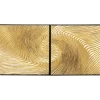 KARE Design Tableau décoratif Wave doré (2/Set)> Accessoires