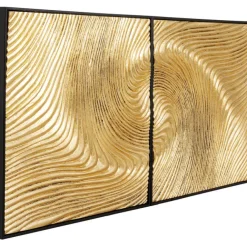 KARE Design Tableau décoratif Wave doré (2/Set)><noscript><img width=