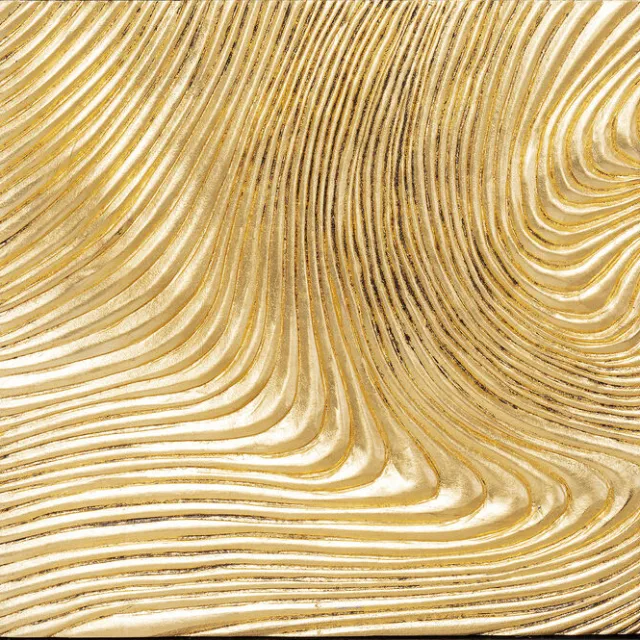 KARE Design Tableau décoratif Wave doré (2/Set)> Accessoires